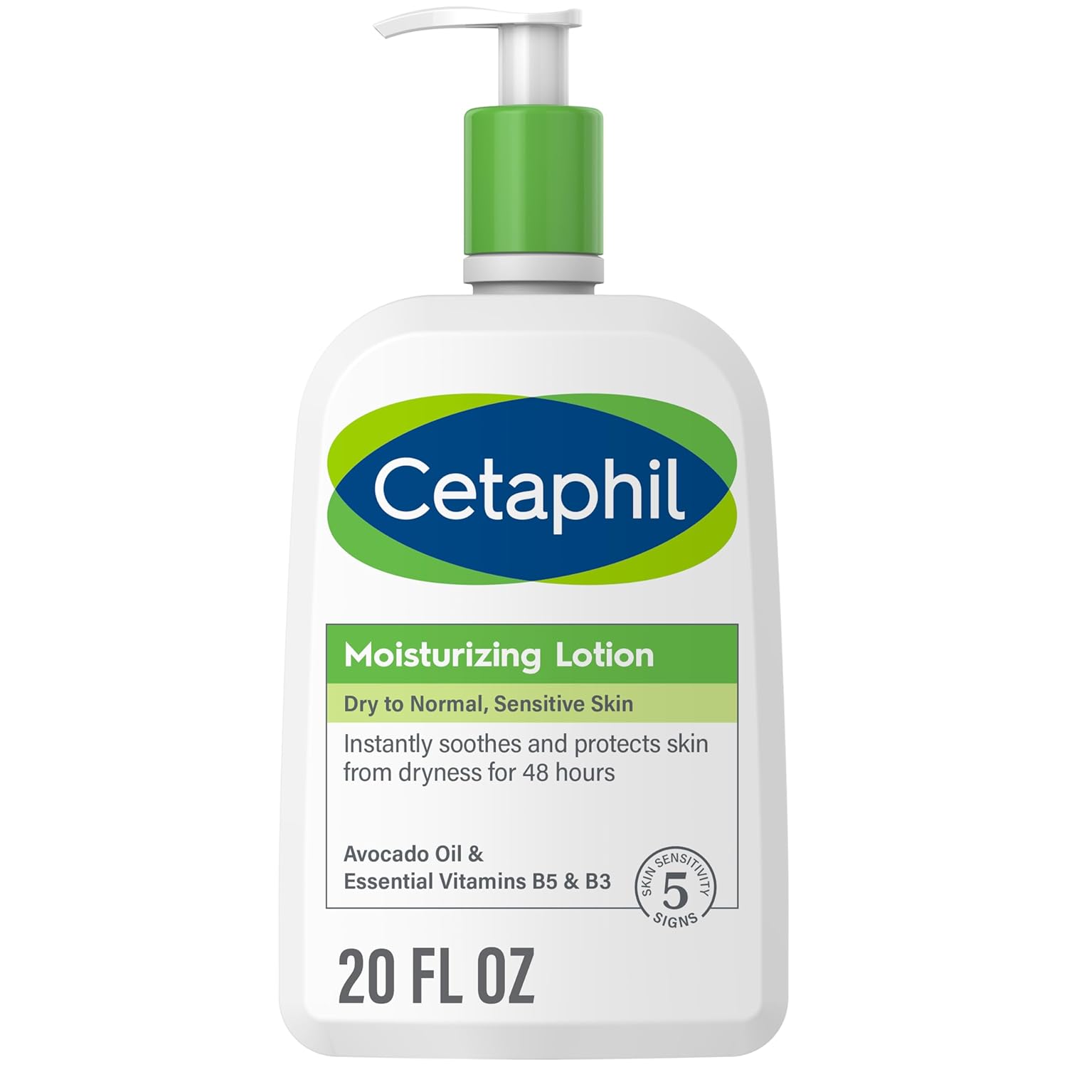 Cetaphil Body Moisturizer, Hydrating Moisturizing Lotion for All Skin Types, Suitable for Sensitive Skin, NEW 20 oz, Fragrance Free, Hypoallergenic, Non-Comedogenic - 24hrsmart
